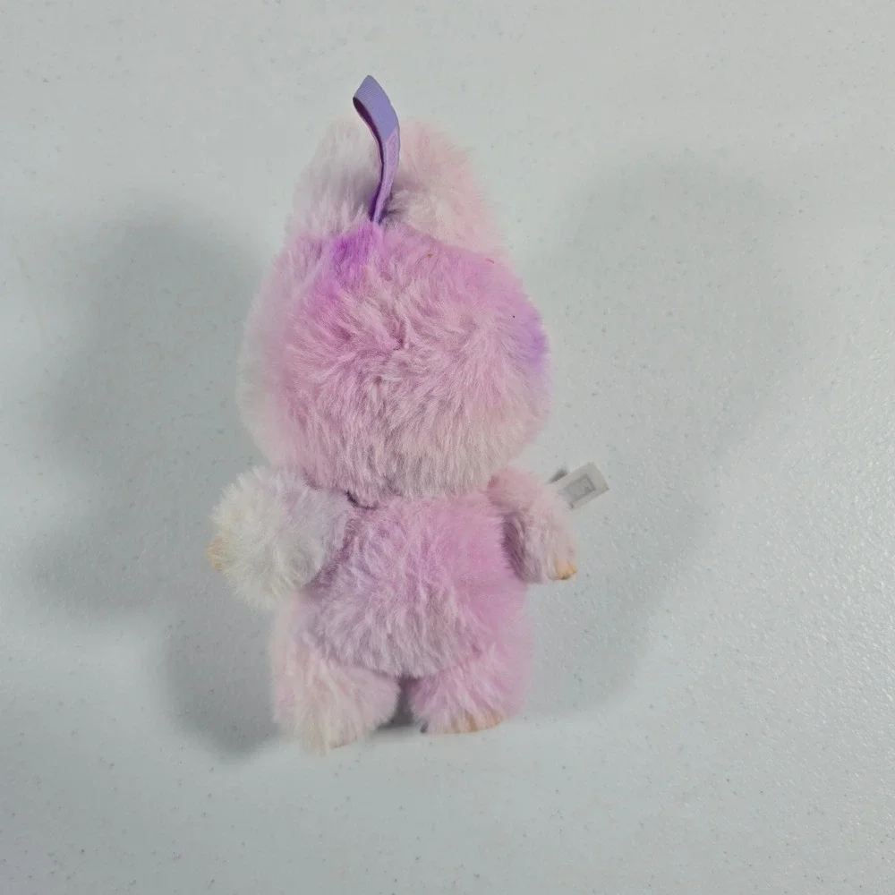 Pop Mart Labubu The Monsters Plush Pendant Purple Bunny Kasing Lung Art Toy